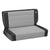 Black Vinyl/Grey Cloth