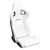 White Vinyl/Black Stitch